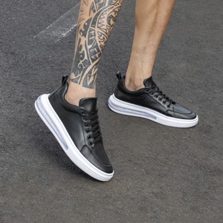 Tênis Masculino Casual Academia Caminhada Casual Bolha Ar Leve E Confortável Promoção
