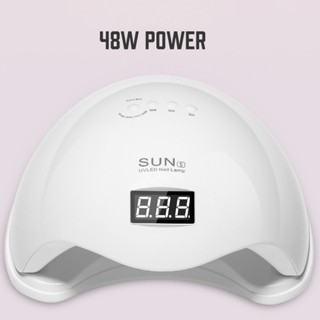 Cabine Led/uv Sun5 Digital 48w Bivolt Sun Unhas Gel Acrígel