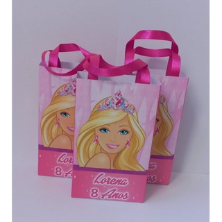 35 Sacolinha Surpresa Personalizada Tema Barbie