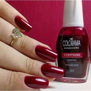 Esmalte Colorama Cremoso Framboesa 8ml em Oferta na Shopee