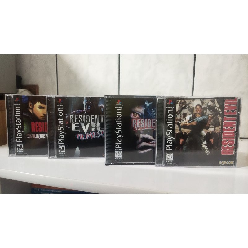 Coleção Resident Evil Ps1
