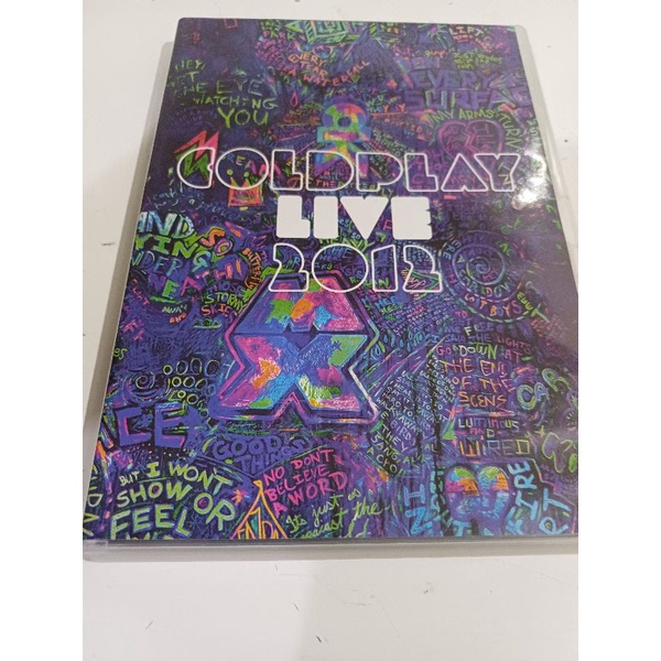 DVD COLDPLAY LIVE 2012 DVD+CD USADO