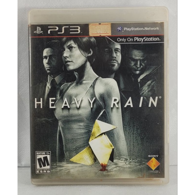 heavy rain jogo original ps3 Playstation 3 mídia física suspense