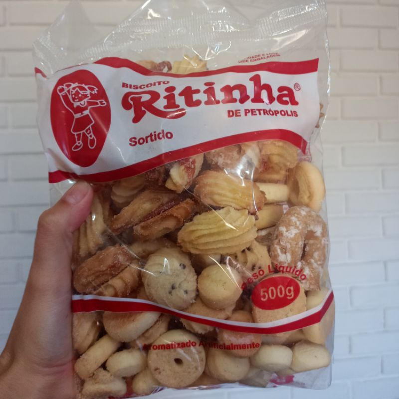 Biscoito amanteigado 1 quilo. 2 pacotes de 500 gramas. Escolha o Sabor. em Oferta na Shopee