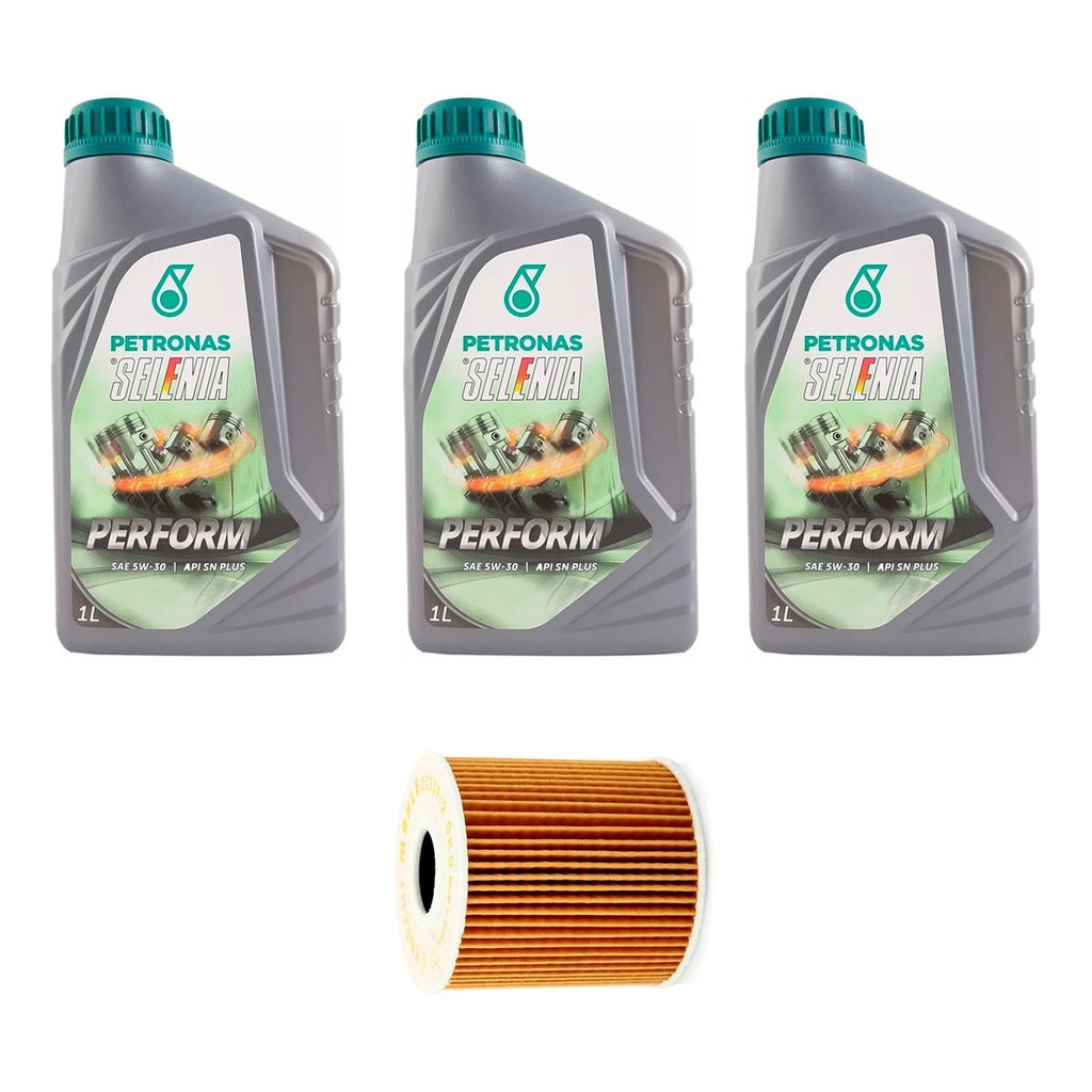 Kit Troca Óleo Selenia 5w30 Citroen C3 1.5 2013/2017