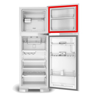 Borracha Gaxeta Electrolux Df42 Df42x Dw42x Geladeira Refrigerador Freezer Superior 58x52