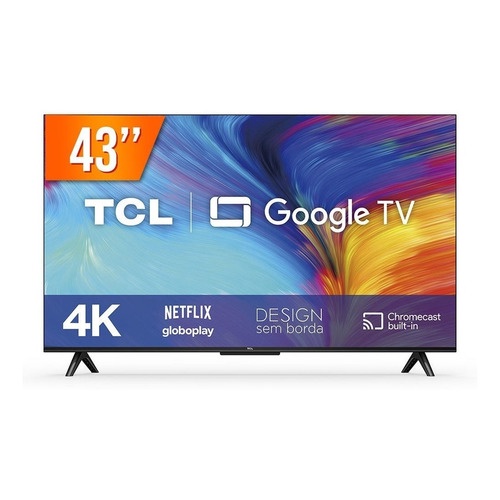 Smart Tv Tcl Series P635 43p635 Led Google Tv 4k 43 Bivolt
