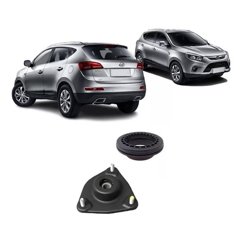 Coxim Do Amortecedor Dianteiro Com Rolamento Jac T6 IX35 Sportage Cadenza Optima Azera Sonata - 1 Lado