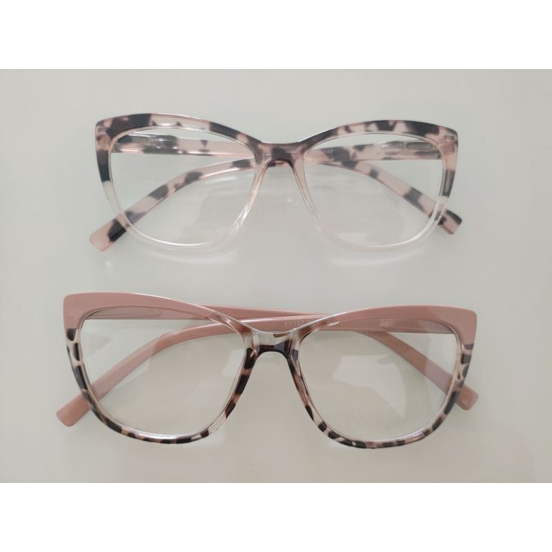 Armação linda Óculos Grau Gatinho Feminino Lançamento  moda blogueira cristal promoção em Oferta na Shopee
