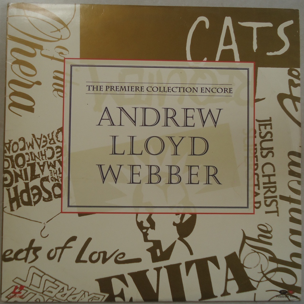 Ld Laser Disc Andrew Lloyd Webber 1993 The Premiere Collection, usa