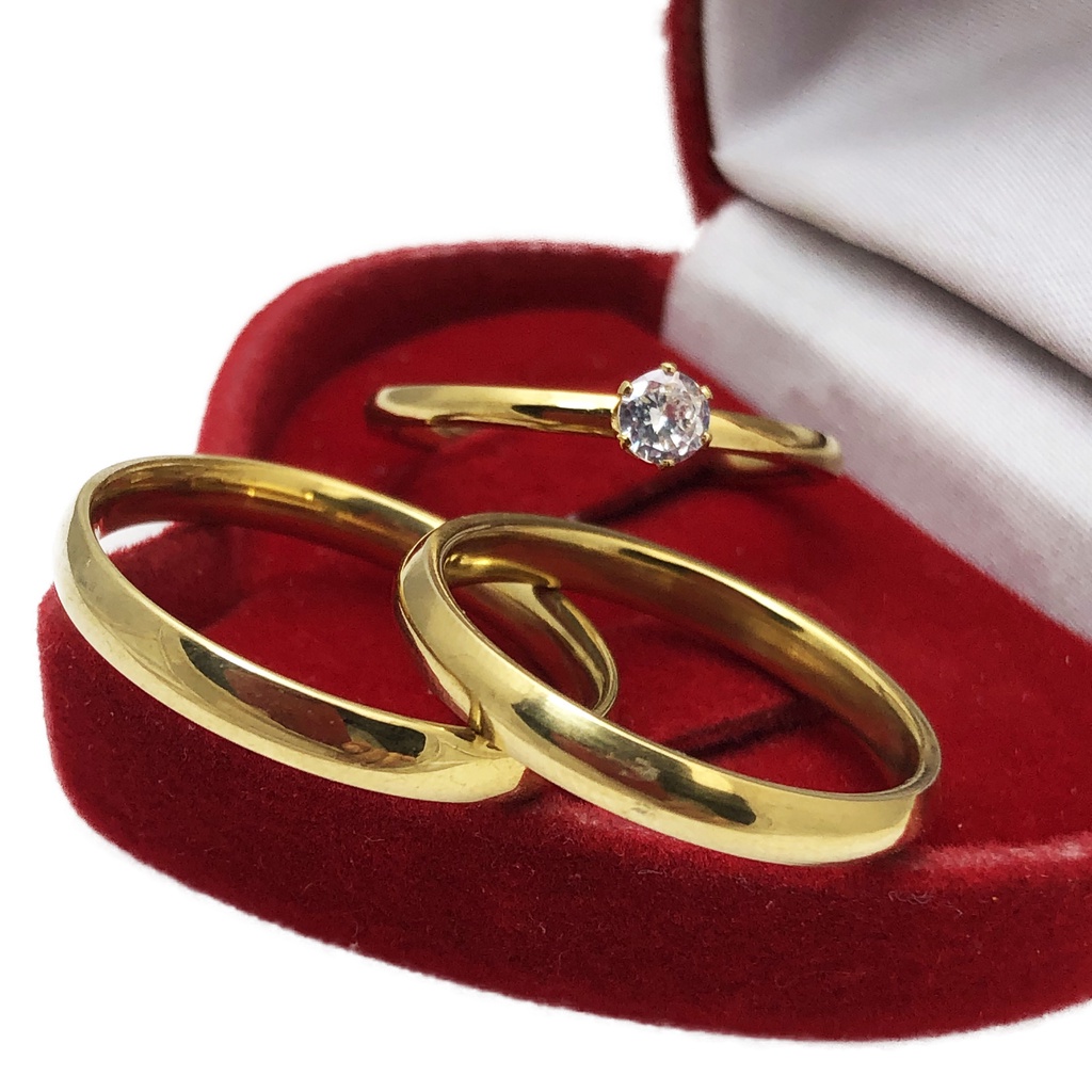 Par Alianças Casamento Fina Abaulada Lisa Polida 3mm Tradicional Simples Classica Aço Inox + Anel em Oferta na Shopee