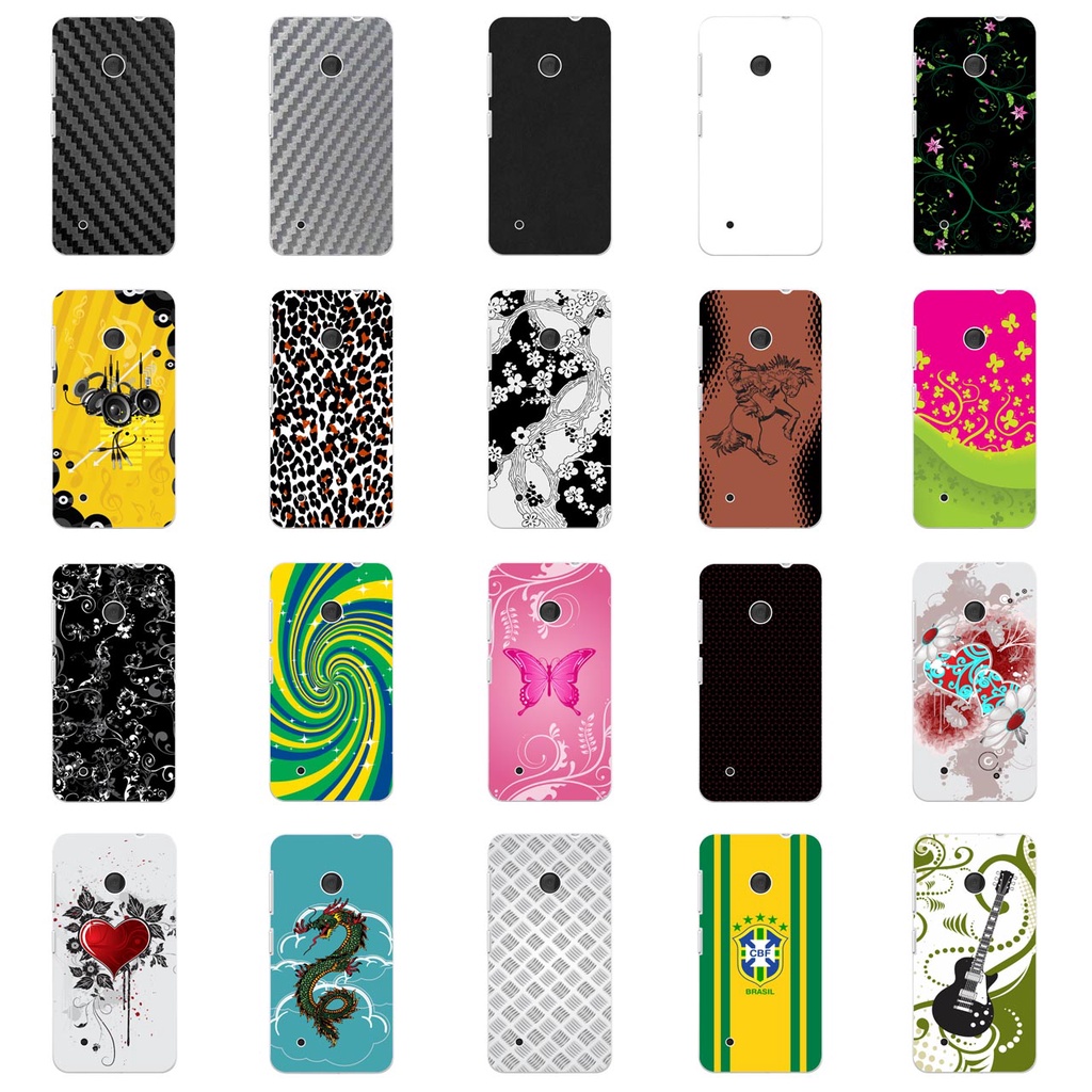 Capa Adesivo Skin349 a 368 Verso Para Nokia Lumia 530