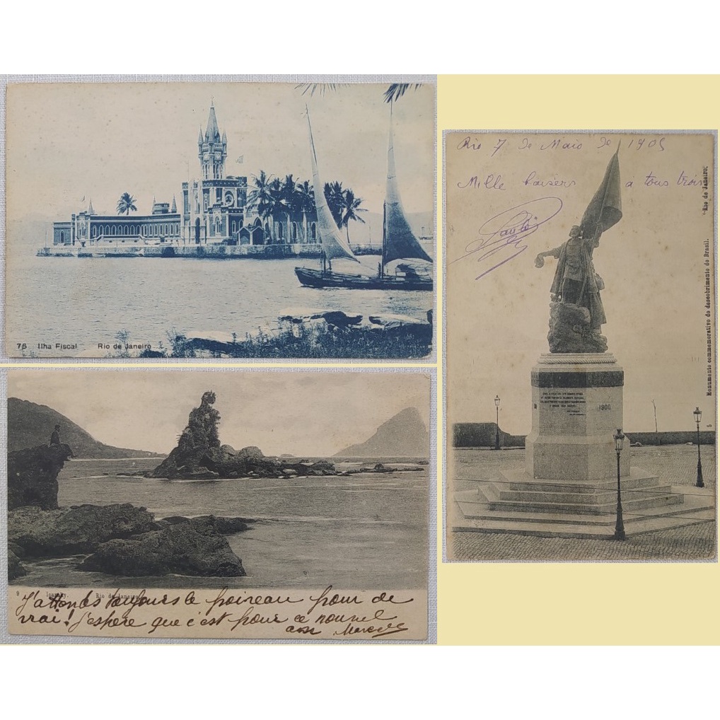 Antigo Cartão Postal Localidades Monumentos Rio de Janeiro