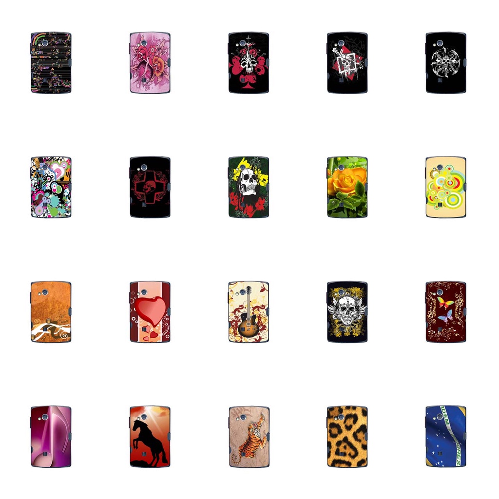 Capa Adesivo Skin006 a 628 Verso Para Sony Xperia X10 Mini Pro U20