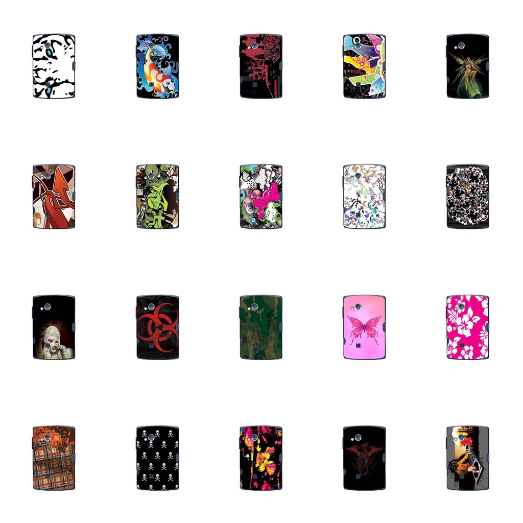 Capa Adesivo Skin047 a 264 Verso Para Sony Xperia X10 Mini Pro U20