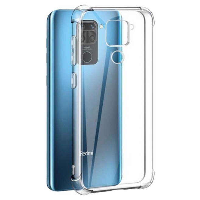 Capinha Celular Silicone Transparente Smartphone Anti Impacto (Redmi-Note-9)