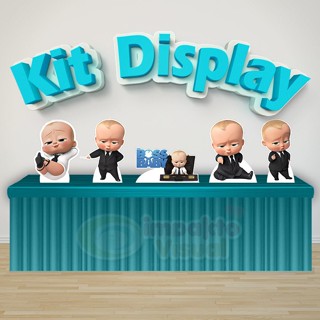 Kit 5 Displays De Mesa Festa Decoração Infantil O Poderoso Chefinho