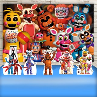 Kit Aniversário Festa Infantil Five Nights at Freddy’s Decoração Kit Prata