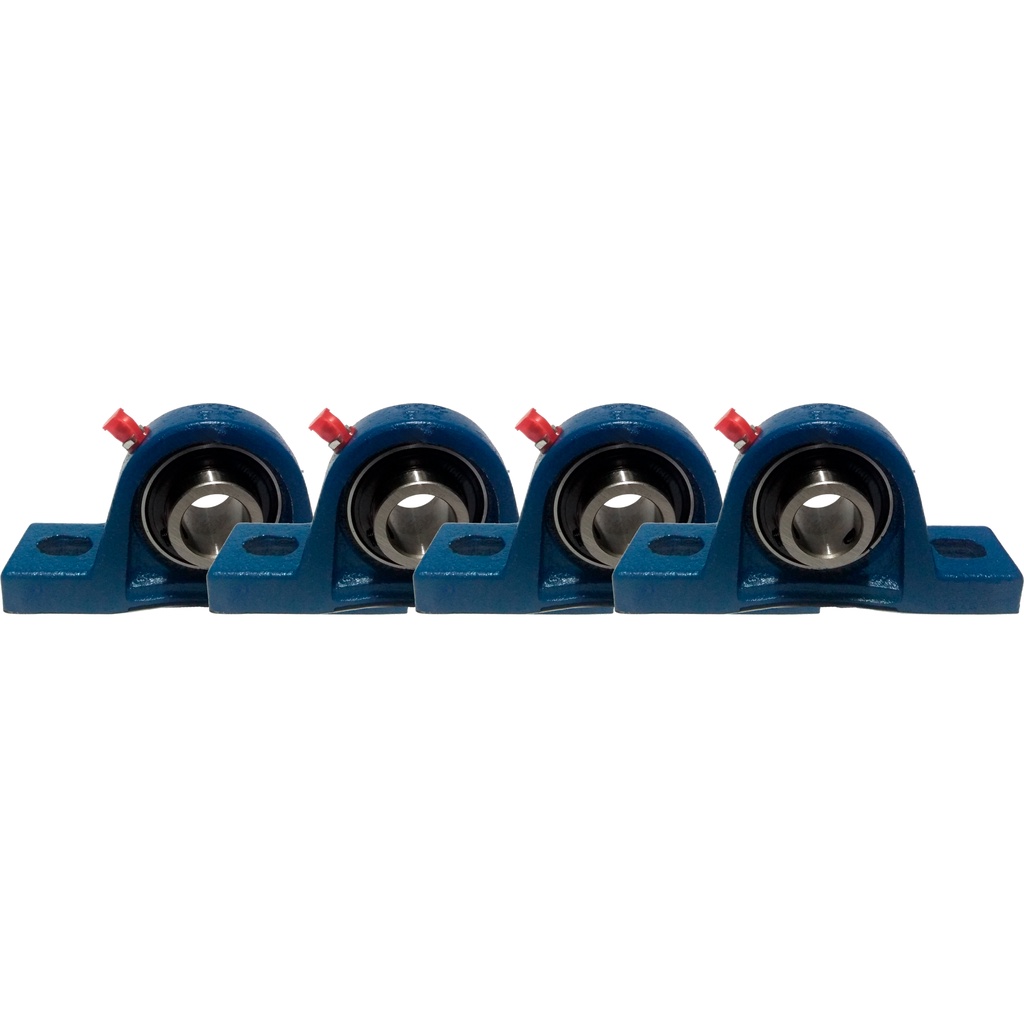 04 Mancais Pedestal com Rolamento UCP 207 Para Eixo de 35mm