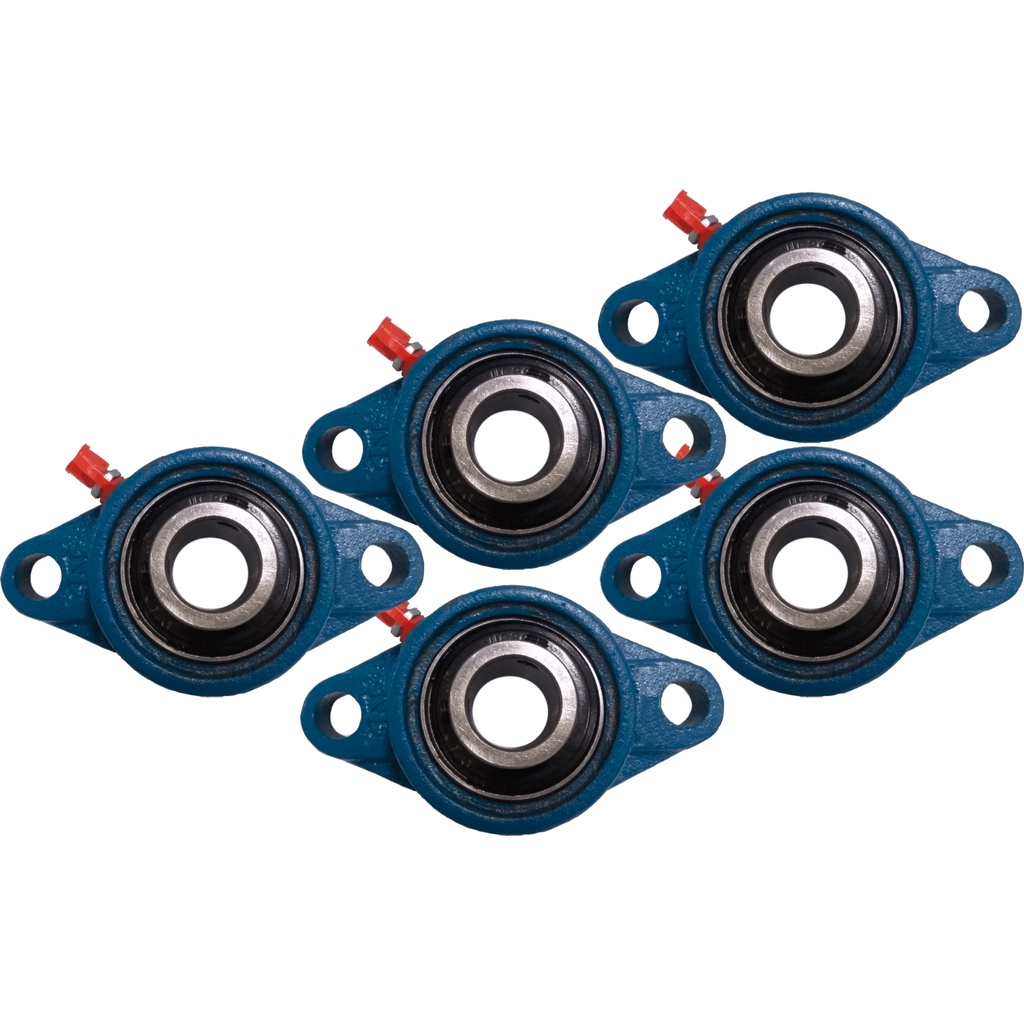 05 Kits  UCFL 210 Mancal Flangeado com Rolamento Para Eixo de 50mm