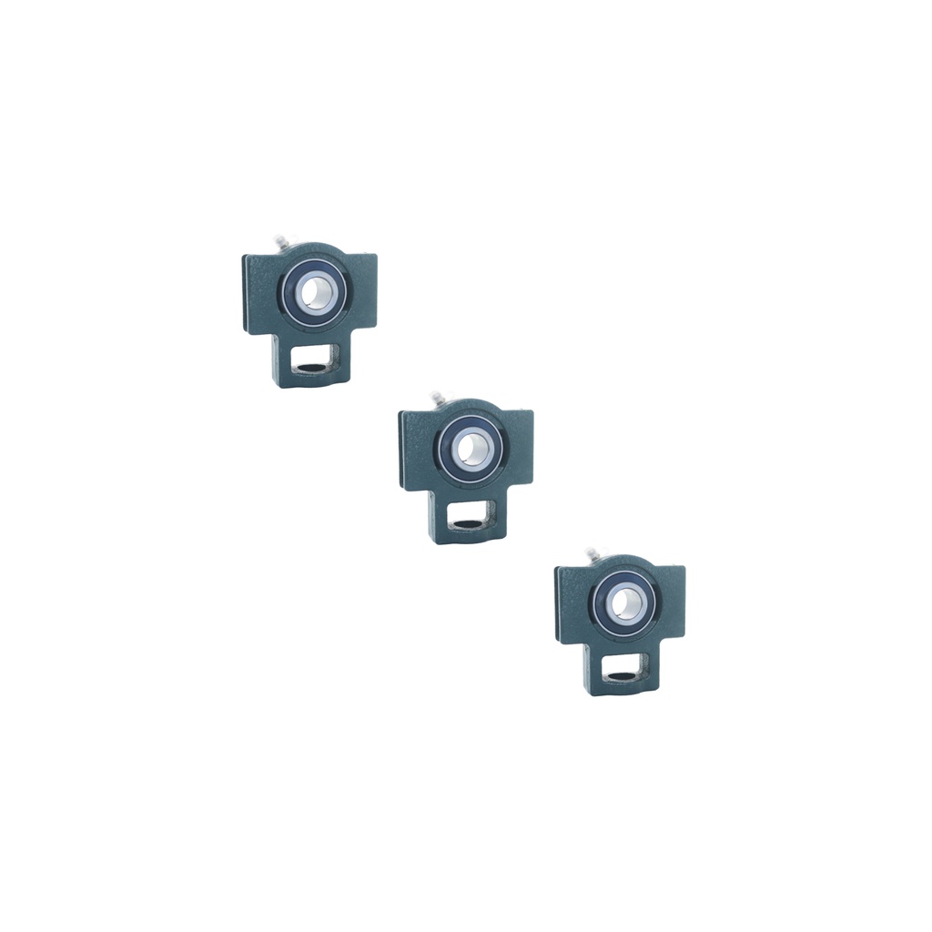 03 Kits UCT 204 Mancal Tensor com Rolamento Para Eixo de 20mm
