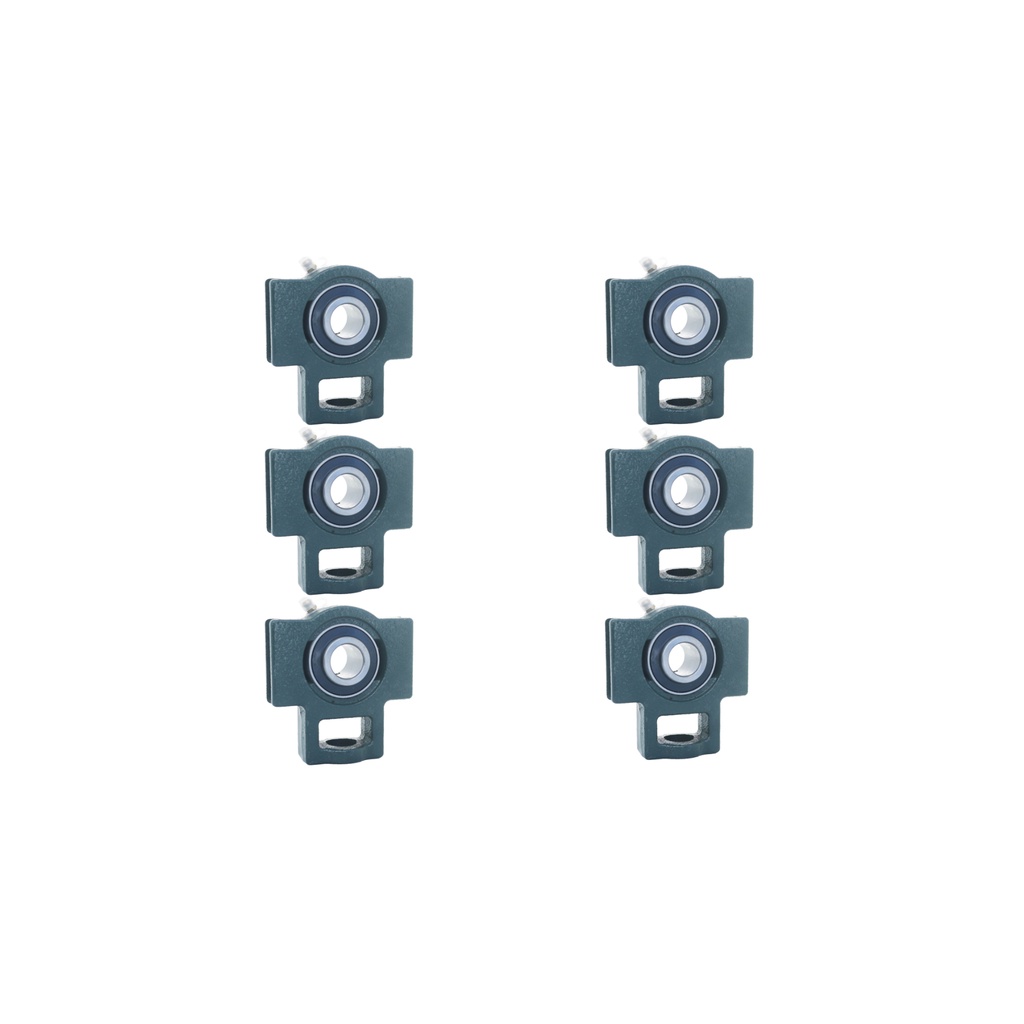 06 Kits Mancal Tensor com Rolamento UCT 209 Para Eixo de 45mm