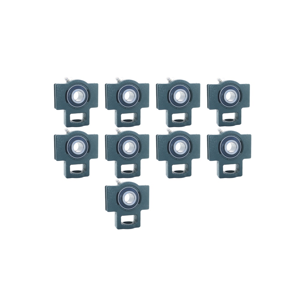 09 Kits UCT 204 Mancal Tensor com Rolamento Para Eixo de 20mm