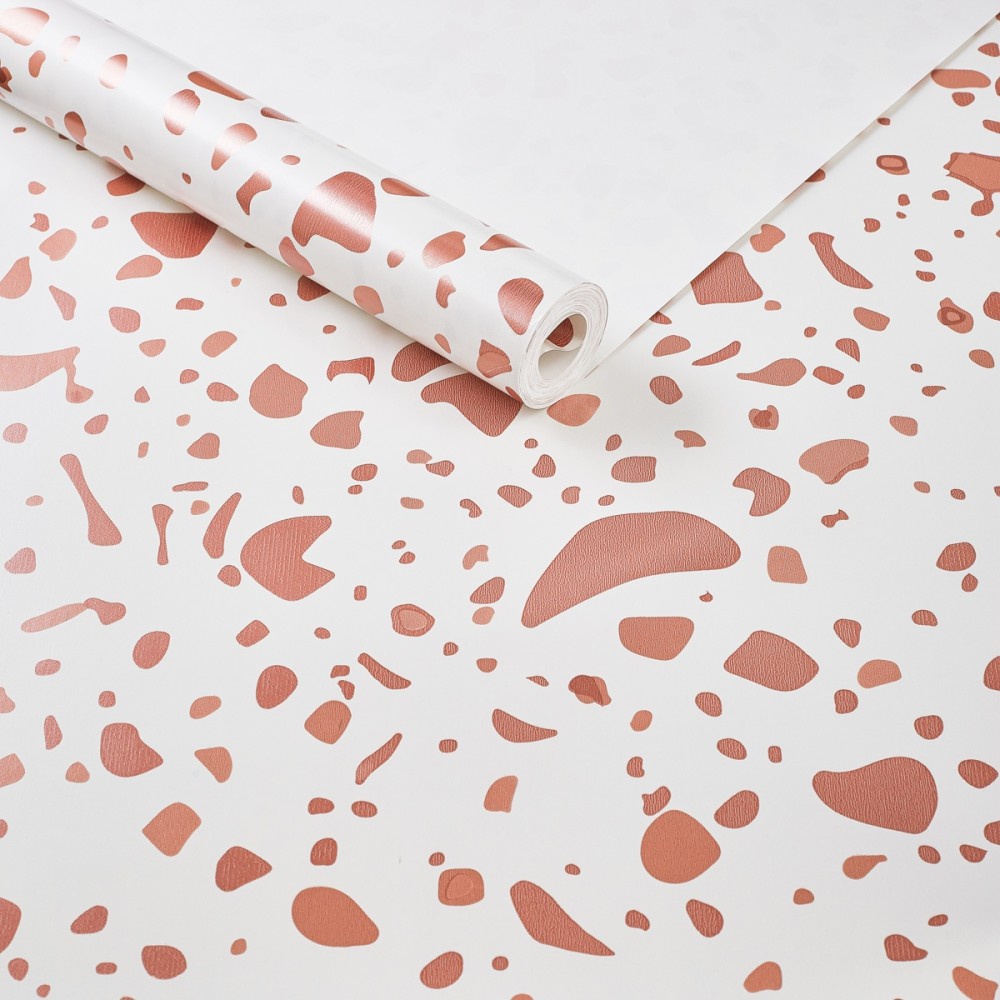 Papel de Parede Lavável Geométrico Granilite Rosa