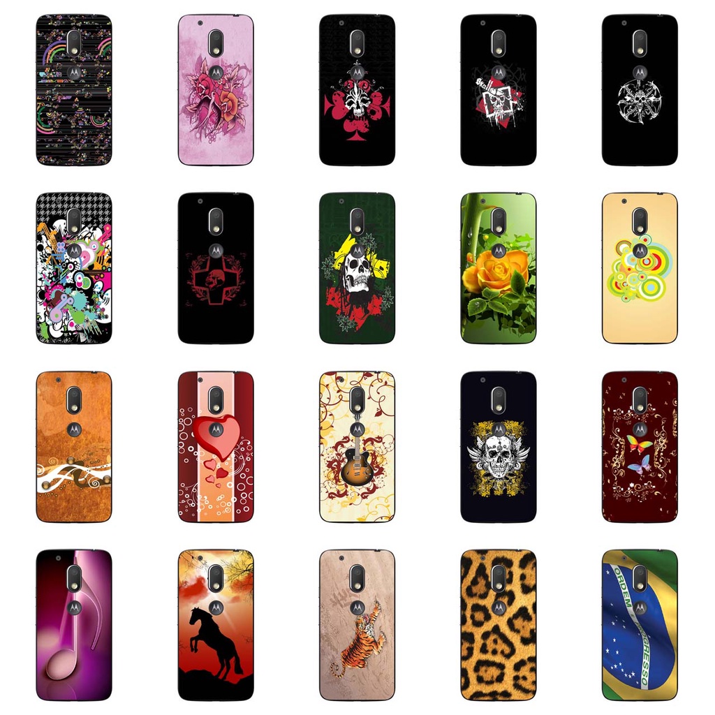 Capa Adesivo Skin006 a 628 Verso Para Motorola Moto G4 Play (2016)