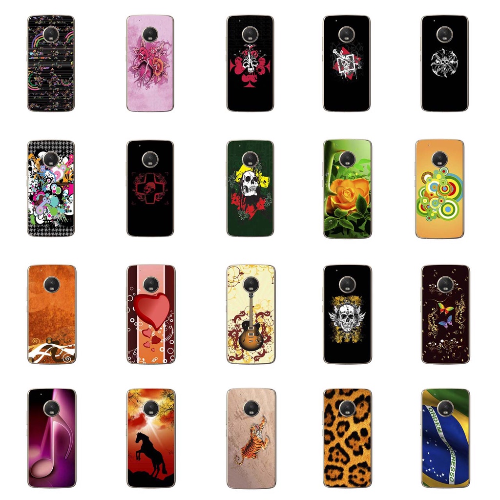 Capa Adesivo Skin006 a 628 Verso Para Motorola Moto G5 Plus