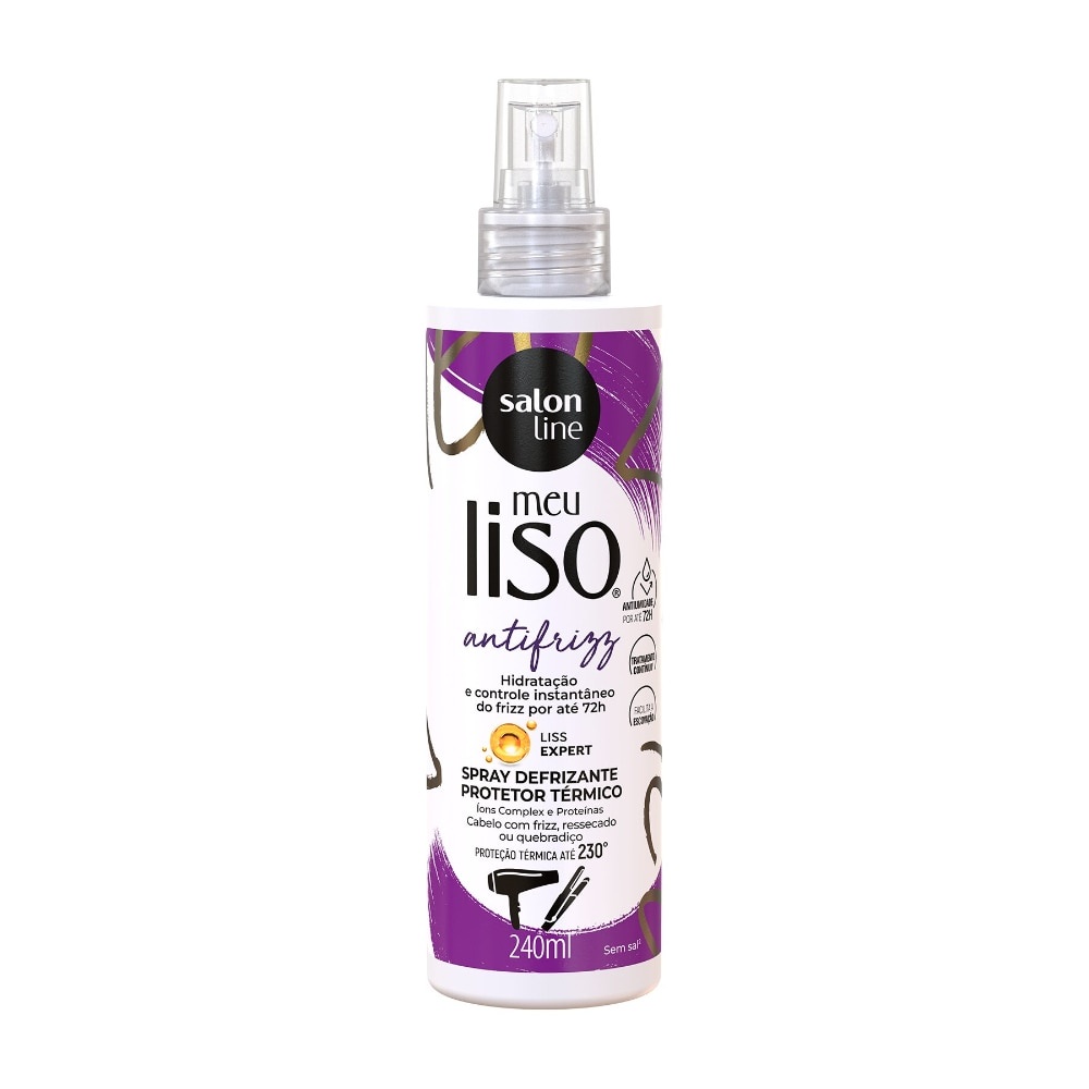 Spray Defrizante Protetor Térmico Meu Liso Antifrizz 240ml