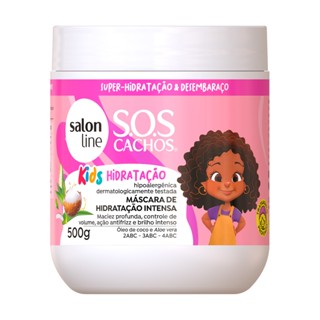 Máscara de hidratação Intensa SOS Cachos Kids Hidratação Salon Line 500g