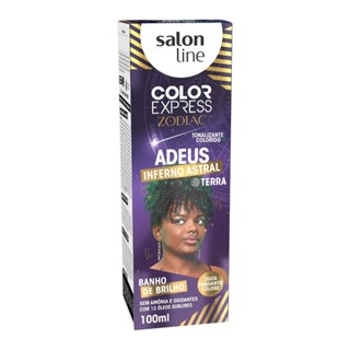 Kit Color Express Zodiac Verde Jade Adeus Inferno Astral 100ml Salon Line