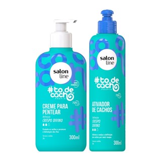Kit Ativador e Creme Para Pentear #todecacho Crespos Divino