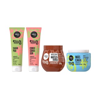 Kit Cuidados #todecacho Com Seu Cabelo Chocolate