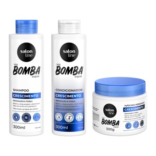 Crescimento capilar SOS Bomba 300ml + Máscara 500g Salon Line