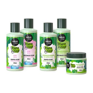Kit Detox e Reconstrução Reparadora Maria Natureza Salon Line