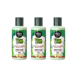Kit 3 Shampoos Maria Natureza Nutrição Extraordinária Salon Line