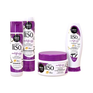 Kit com 4 produtos Meu Liso Antifrizz