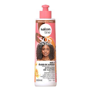 Ativador de Cachos SOS Cachos Mel Cachos Intensos Salon Line 300ml