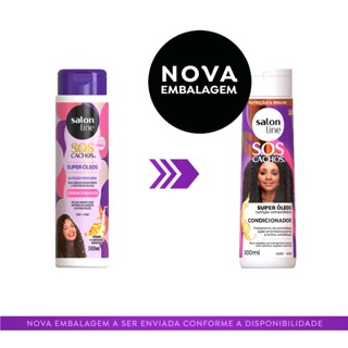 Condicionador SOS Cachos Super Óleos Salon Line 300ml