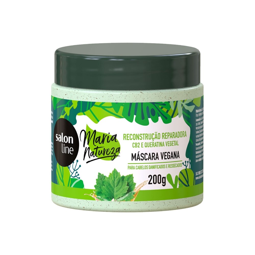 Máscara Maria Natureza Reconstrução Reparadora Salon Line 200g