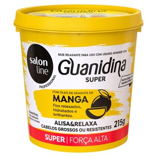 Guanidina Óleo Semente de Manga Alisa e Relaxa Salon Line 215gr