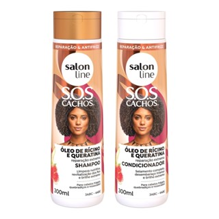 Kit Shampoo e Condicionador Salon Line SOS Cachos Rícino