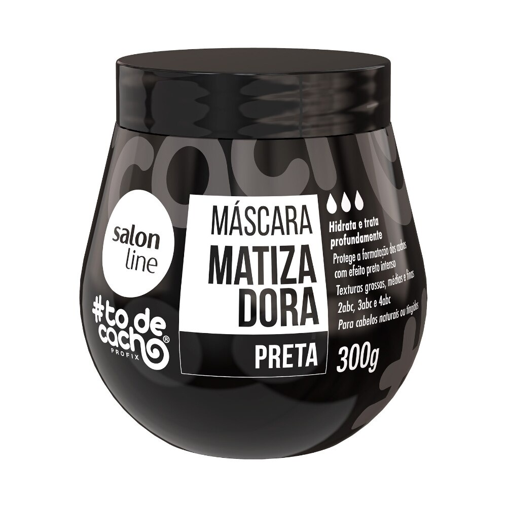 #todecacho Máscara Matizadora Preta 300g