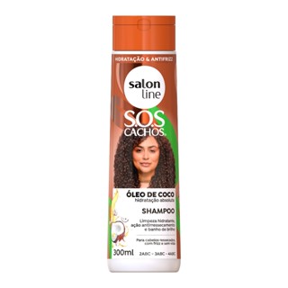 Shampoo SOS.Cachos Coco Tratamento Profundo Salon Line 300ml