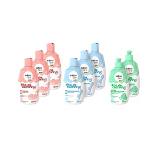 Kit #todecachinho Baby 3 Shampoo 3 Condicionador 2 Creme Salon Line