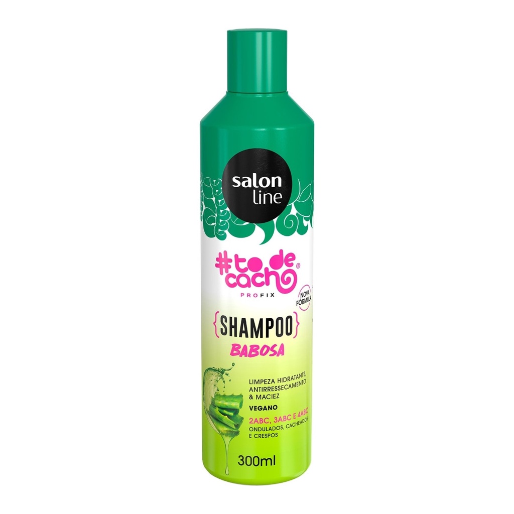 Shampoo de Babosa #todecacho Tratamento Para Divar Salon Line 300ml