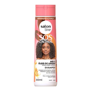 Shampoo SOS Cachos Mel Cachos Intensos Salon Line 300ml