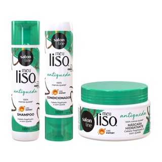 Kit Meu Liso Jaborandi Prevenção de Queda do cabelo Salon Line